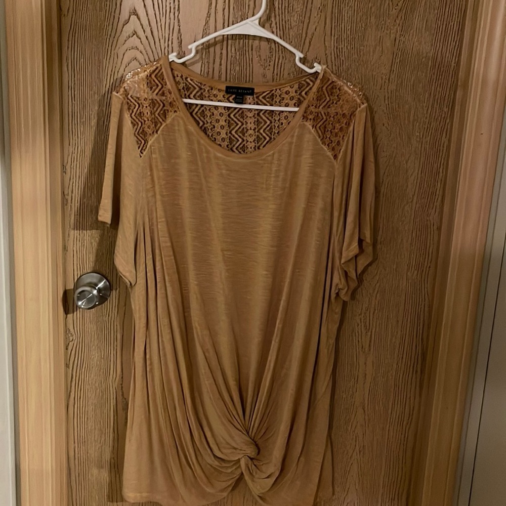Lane Bryant knit top with lace